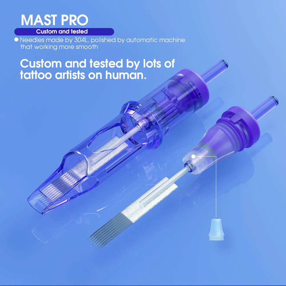 Mast Pro Tattoo Cartridges Needles 0.25MM Round Liner- Box of 20 -  DragonHawk® Tattoo Supply Official Site